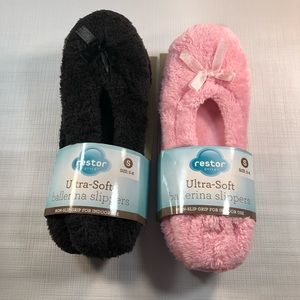 womens ballerina style slippers
